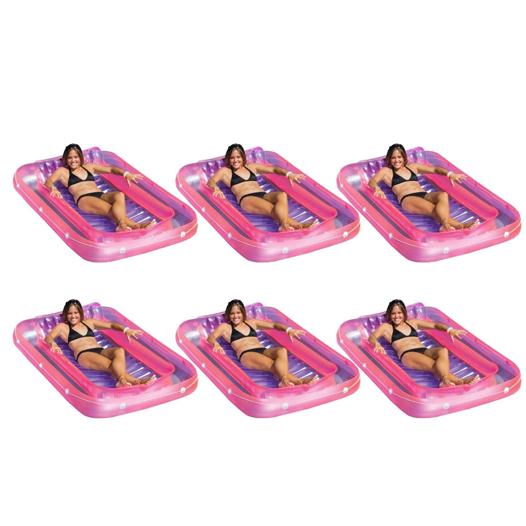 Flotteur de piscine en forme de bouteille de rose Swimline, lot de 2