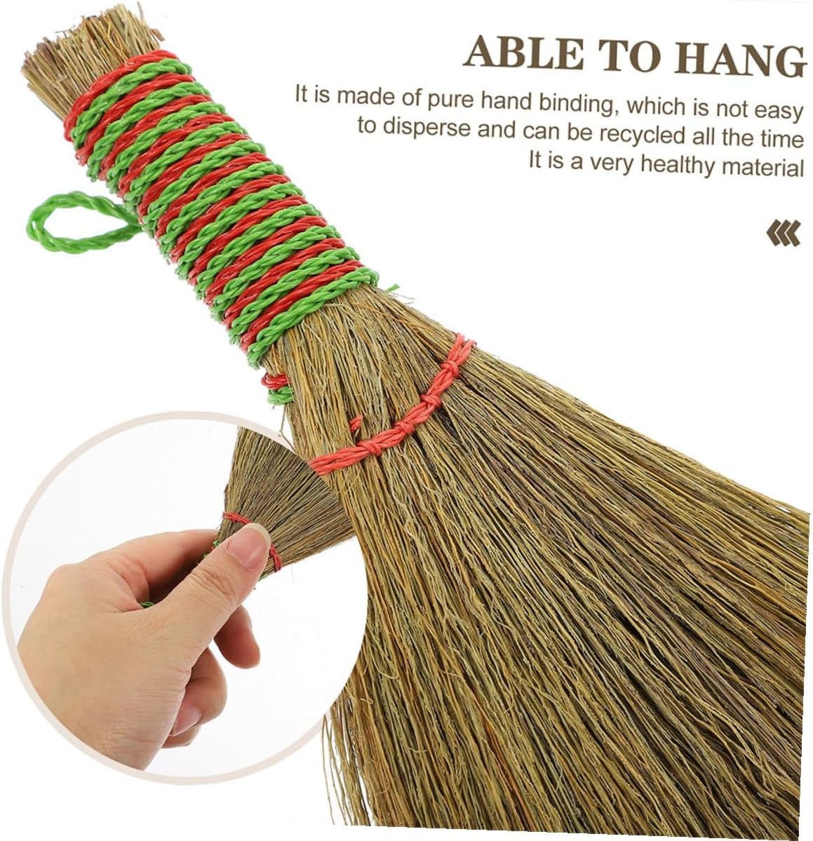 3pcs Portable Desk Brooms Small Whisk Dust Removing Brooms Short Handle Home Cleaning Tools for Desktop Sofa Cabinet Corn Bristle Sweepers