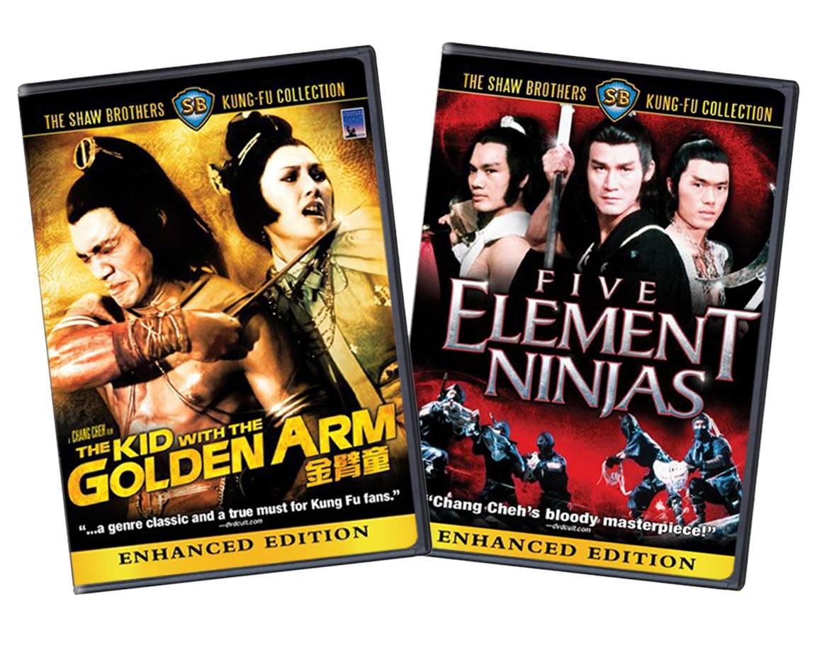 The Kid With The Golden Arm / Five Element Ninjas (Two-pack)