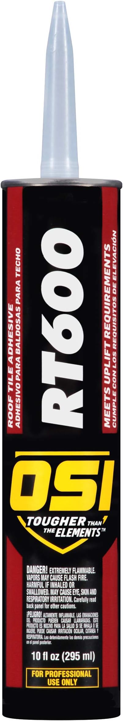 OSI - 1810374 RT600 Grey Roof Tile Adhesive 10-Ounce Cartridge (828030)