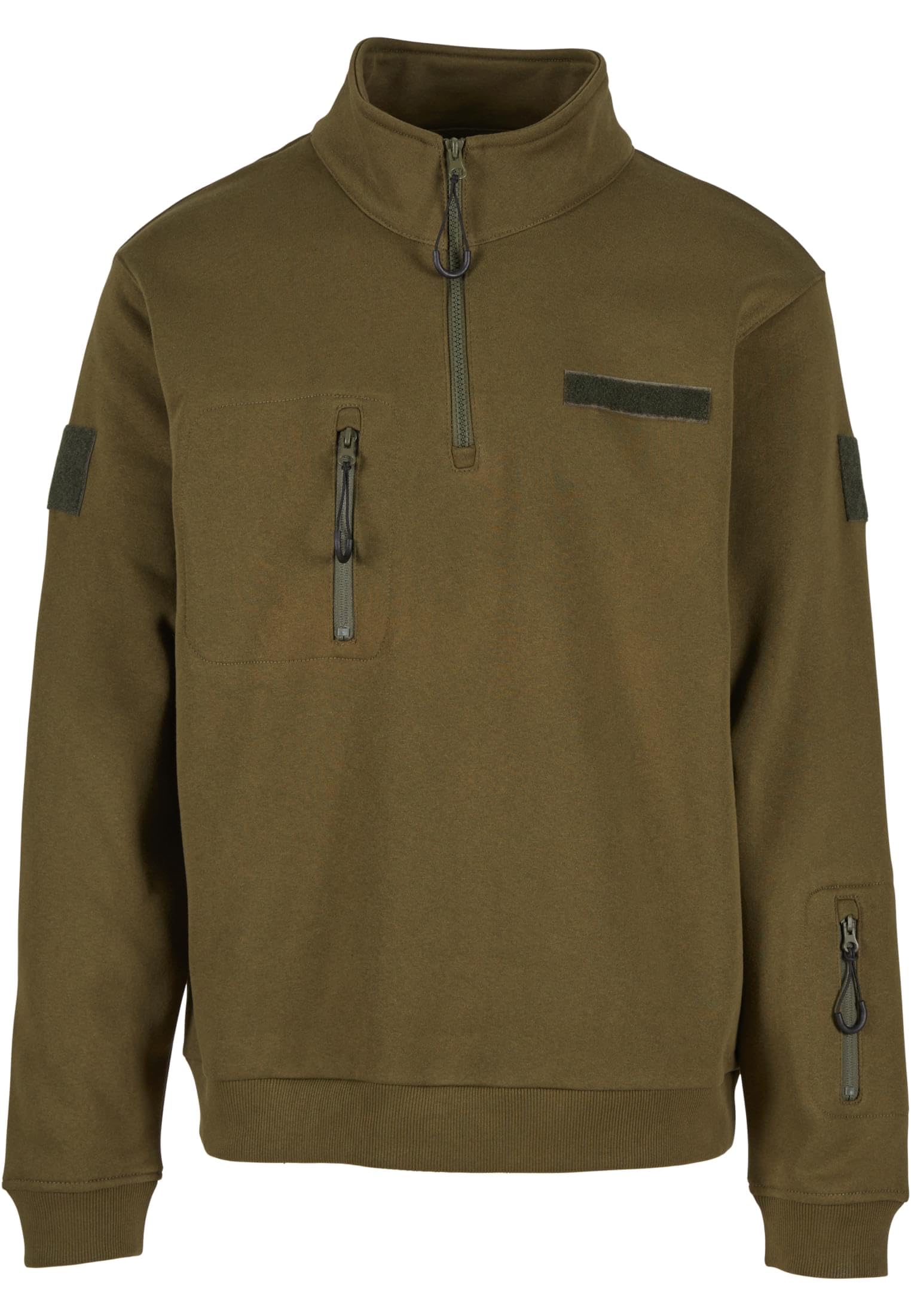 Brandit Męska bluza z kapturem Tactical Sweat Troyer, oliwkowy, 4XL