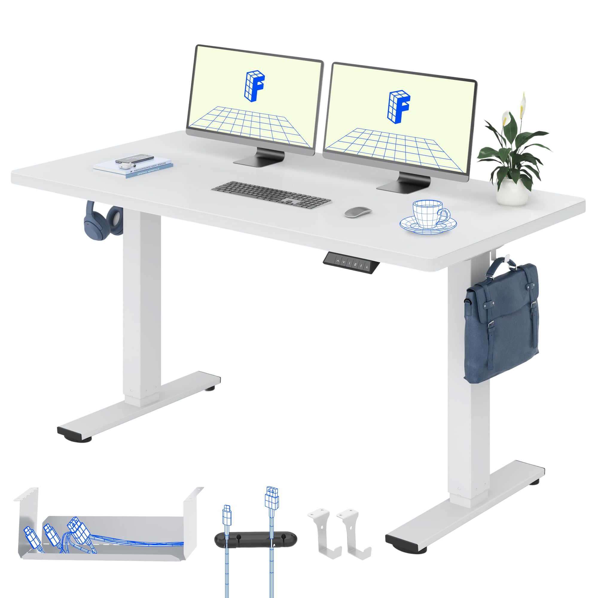 FLEXISPOT Höhenverstellbarer Schreibtisch Basic