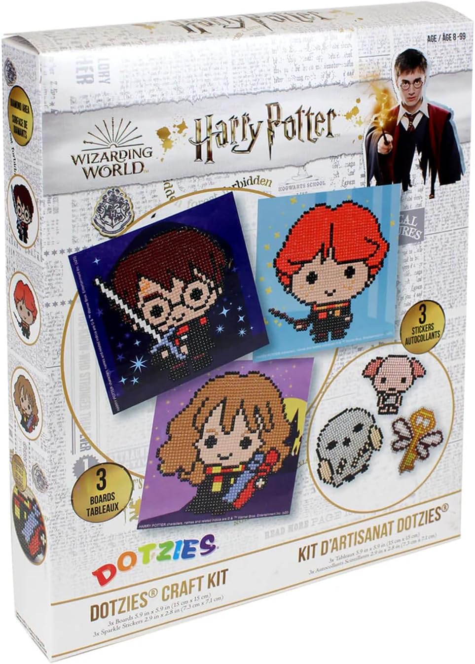 Camelot Dotz DOTZIES Diamond Craft Kit 6/Pkg - Harry Potter