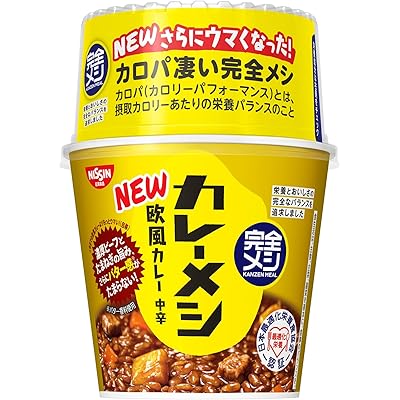 【完全メシ】日清食品 カレーメシ 欧風カレー 12食セット たんぱく質20.9g PFCバランス 食物繊維11.1g