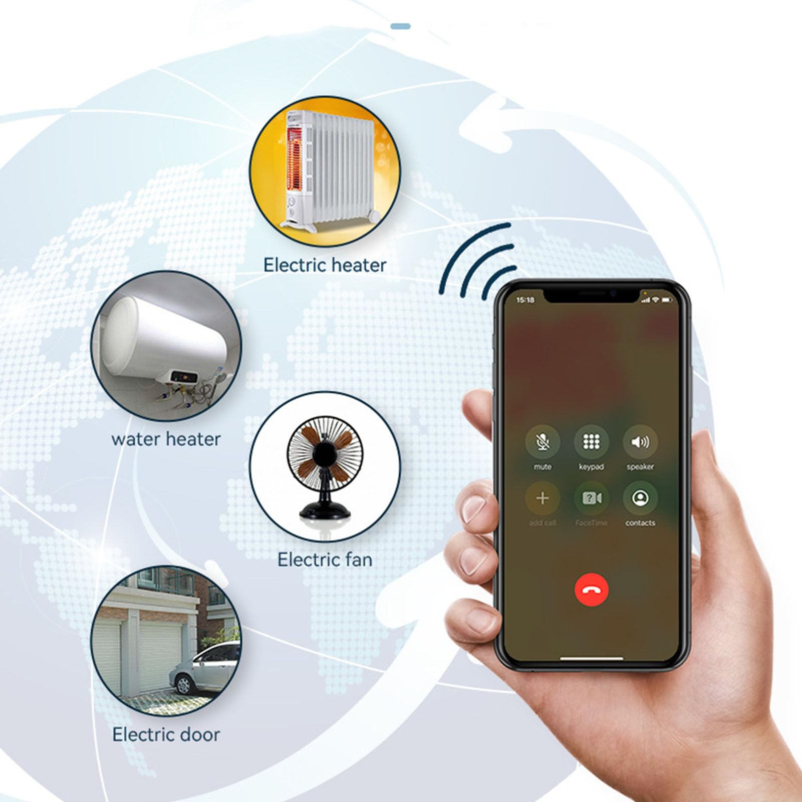 Apricancello 4G GSM, 2 Canali APP Telecomando Luce GSM Interruttore Remoto Relè Interruttore Apriporta con Quadrante GSM Controller Porta di Ingresso Controller di Accesso