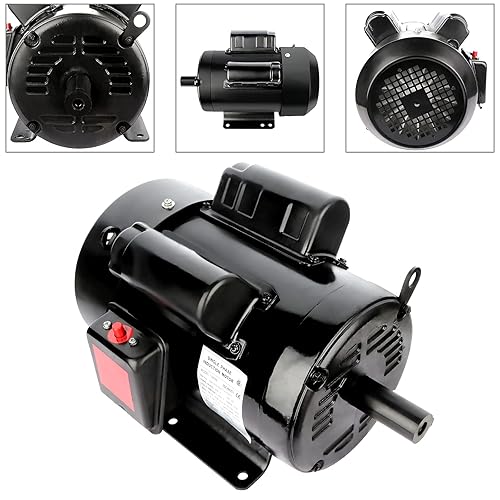 Miniatura 3 de NUEVO 5HP Compresor de Aire Motor 184T Marco Farm Duty Motor eléctrico 1750 RPM TEFC 208-230V 28.5-27.0 AMP CWCCW