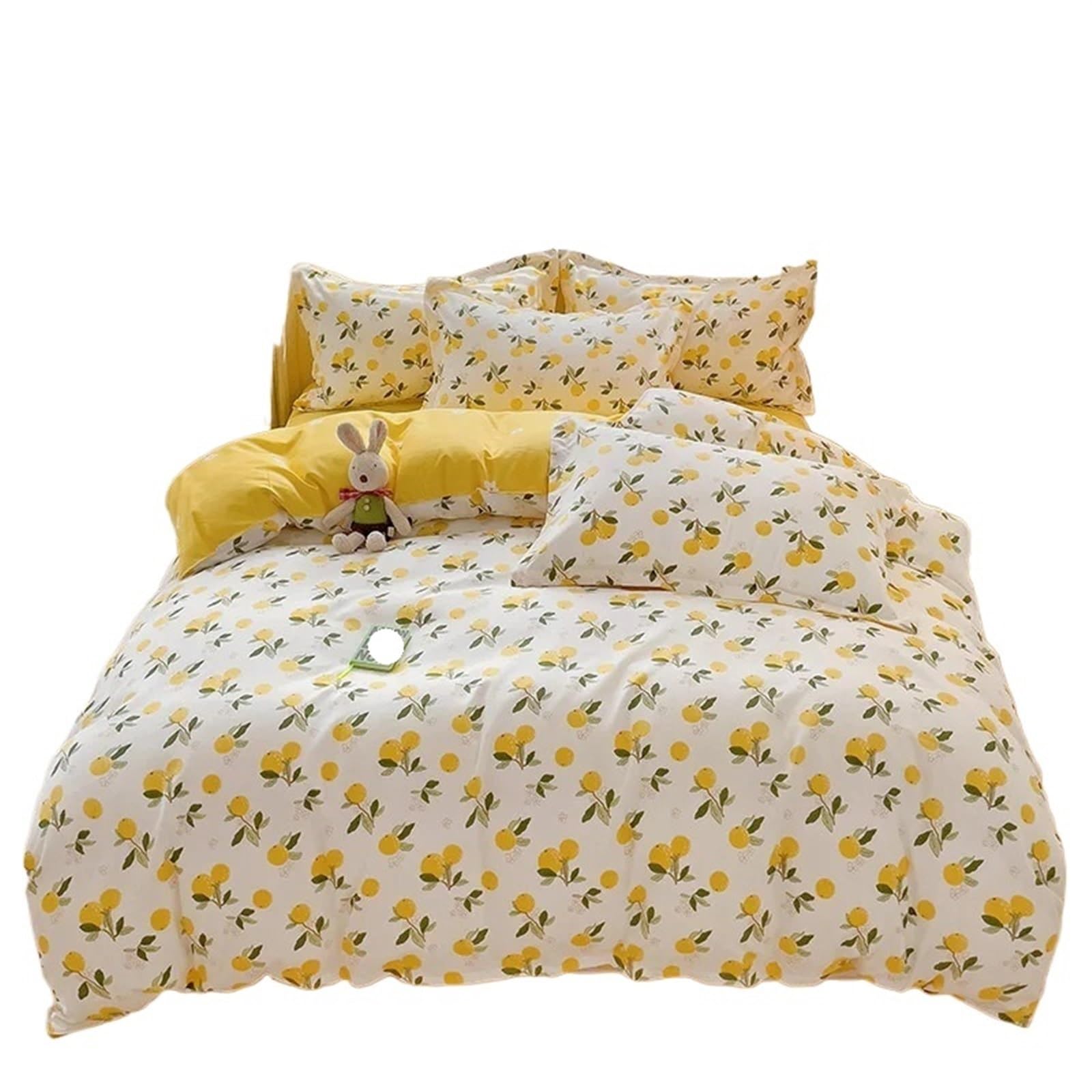 Parure de lit 4 pièces contre les nuits agitées, ensemble couette douce 200x230cm