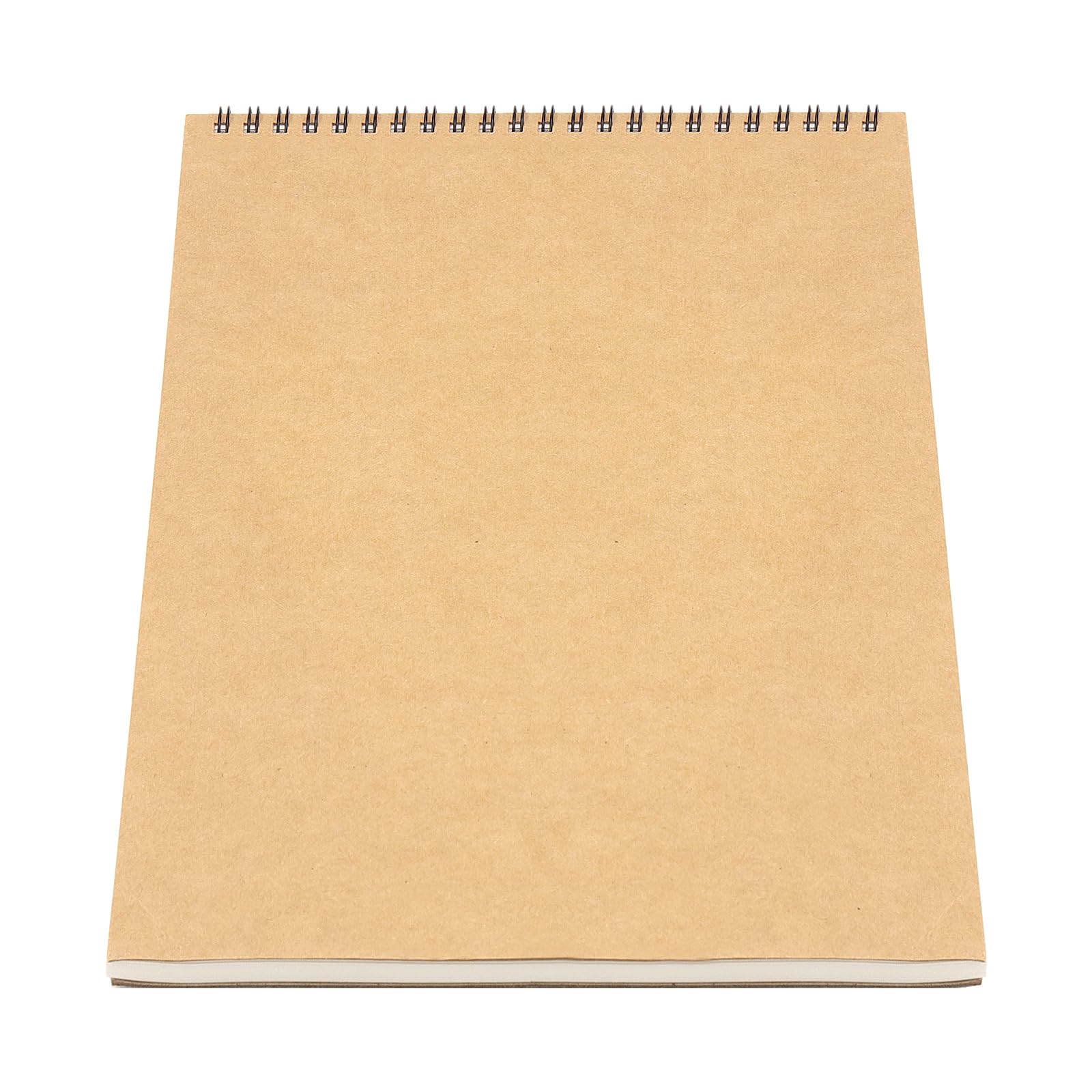 MAKTSAM 10 PCS 160gsm A4 Sketchbook, 60 Pages/30 Sheets Spiral Bound Kraft A4 Sketch Book Landscape Sketchbook - Image 4