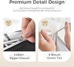 Conworld Reversible Duvet Cover Queen, White Black Tree Branch Pattern Queen Duvet Cover Set 3pc Soft Microfiber Breathable Botanical Bedding Sets with Zipper Ties
