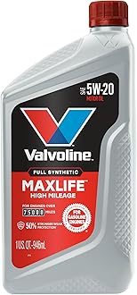 MaxLife High Mileage Full Synthetic 5W-20 Motor Oil 1 Quart
