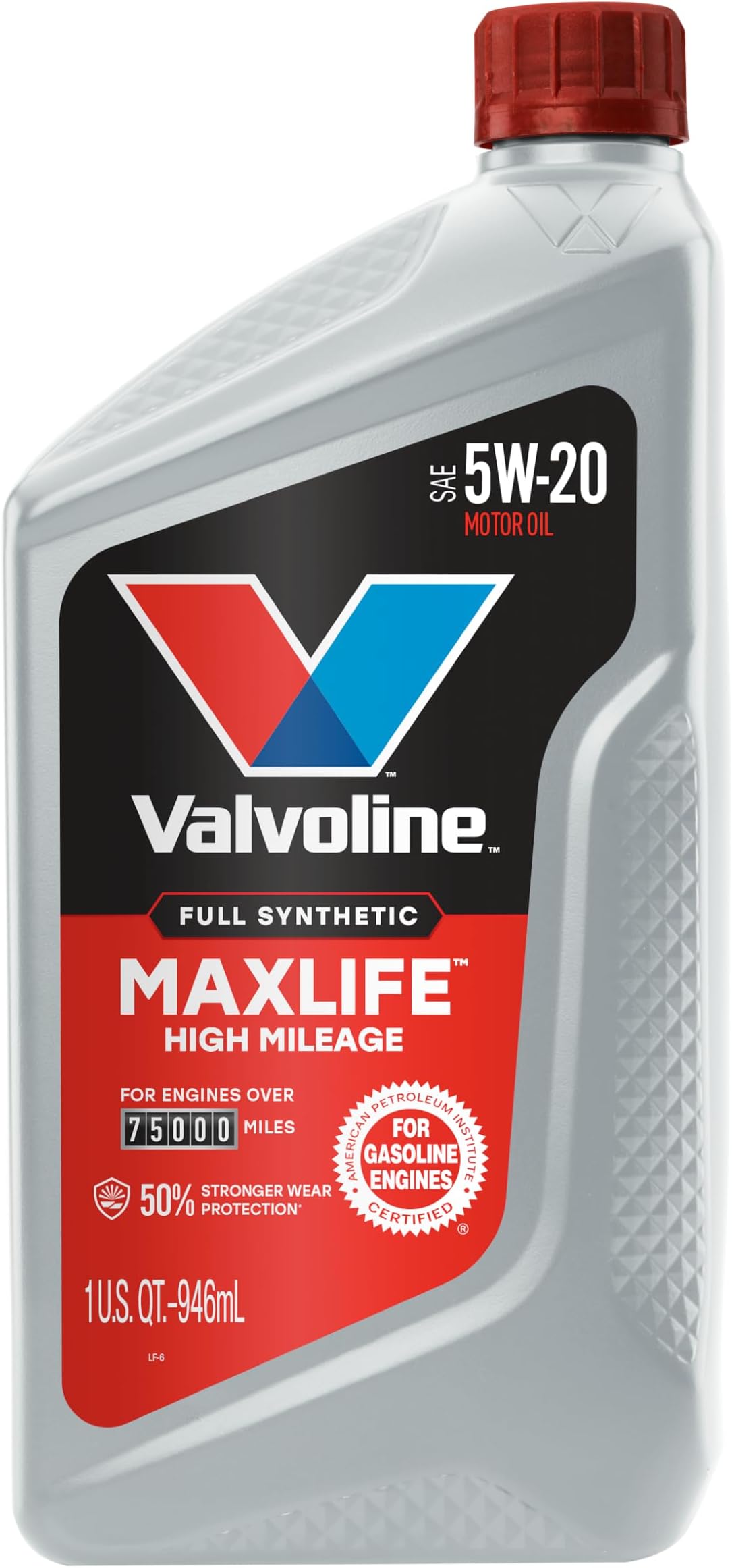 MaxLife High Mileage Full Synthetic 5W-20 Motor Oil 1 Quart