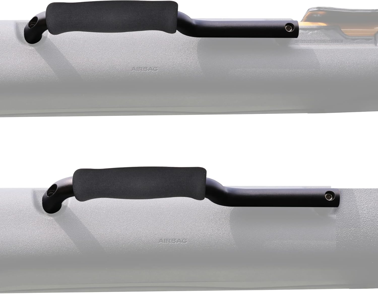 BESTAOO 4 Pack Aluminum Alloy Roll Bar Grab Handles Front and Rear Grip Handles Compatible with Ford Bronco Accessories 2021 2022 2023 2024 2025 (Front+Rear)