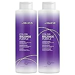 Joico Color Balance Purple Shampoo & Conditioner Set | Eliminate Brassy and Yellow tones | For Cool Blonde or Gray Hair
