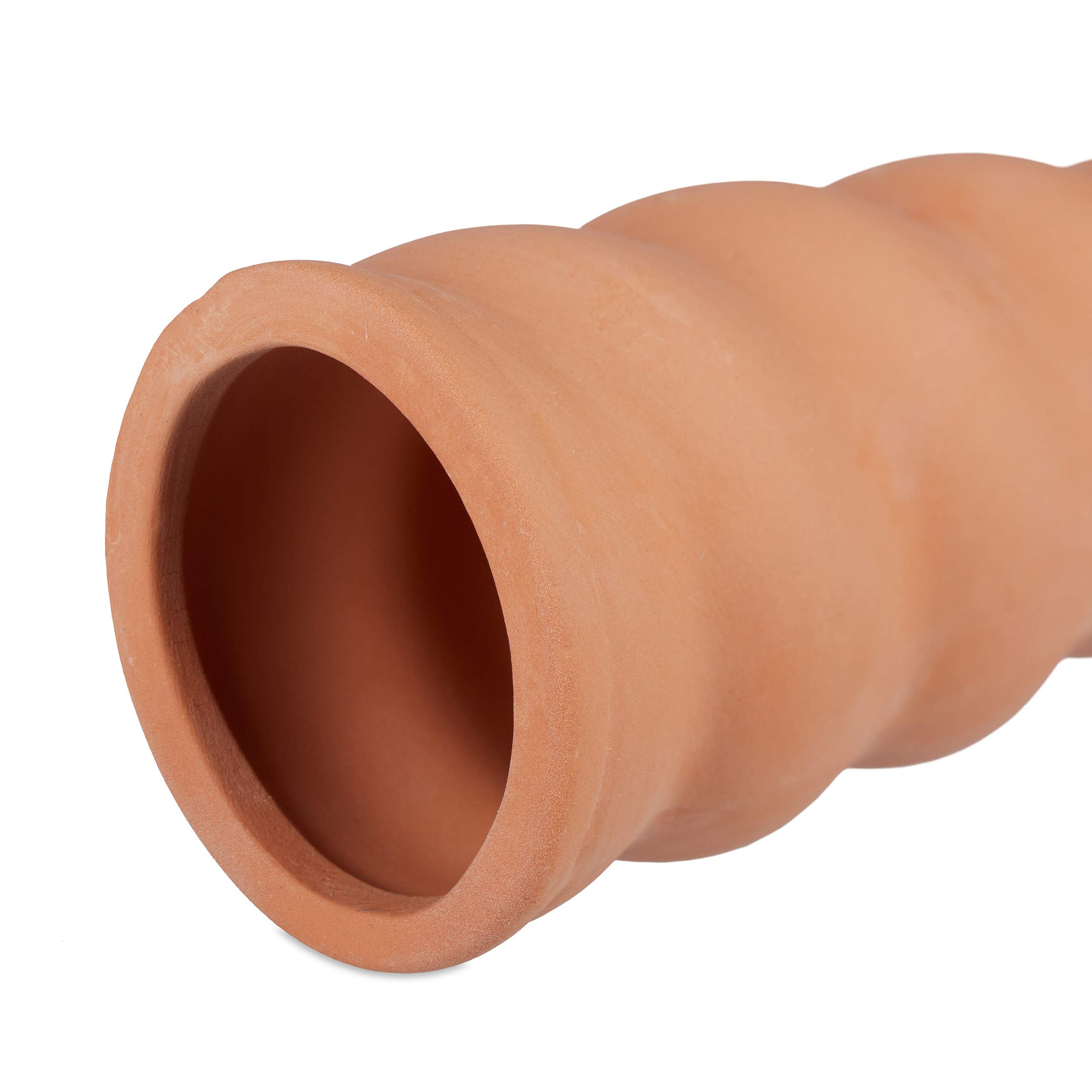 Relaxdays system nawadniający kolec do butelek 1,5l nawadniacz, dozownik wody do doniczek, podlewaczka 4szt, terakota