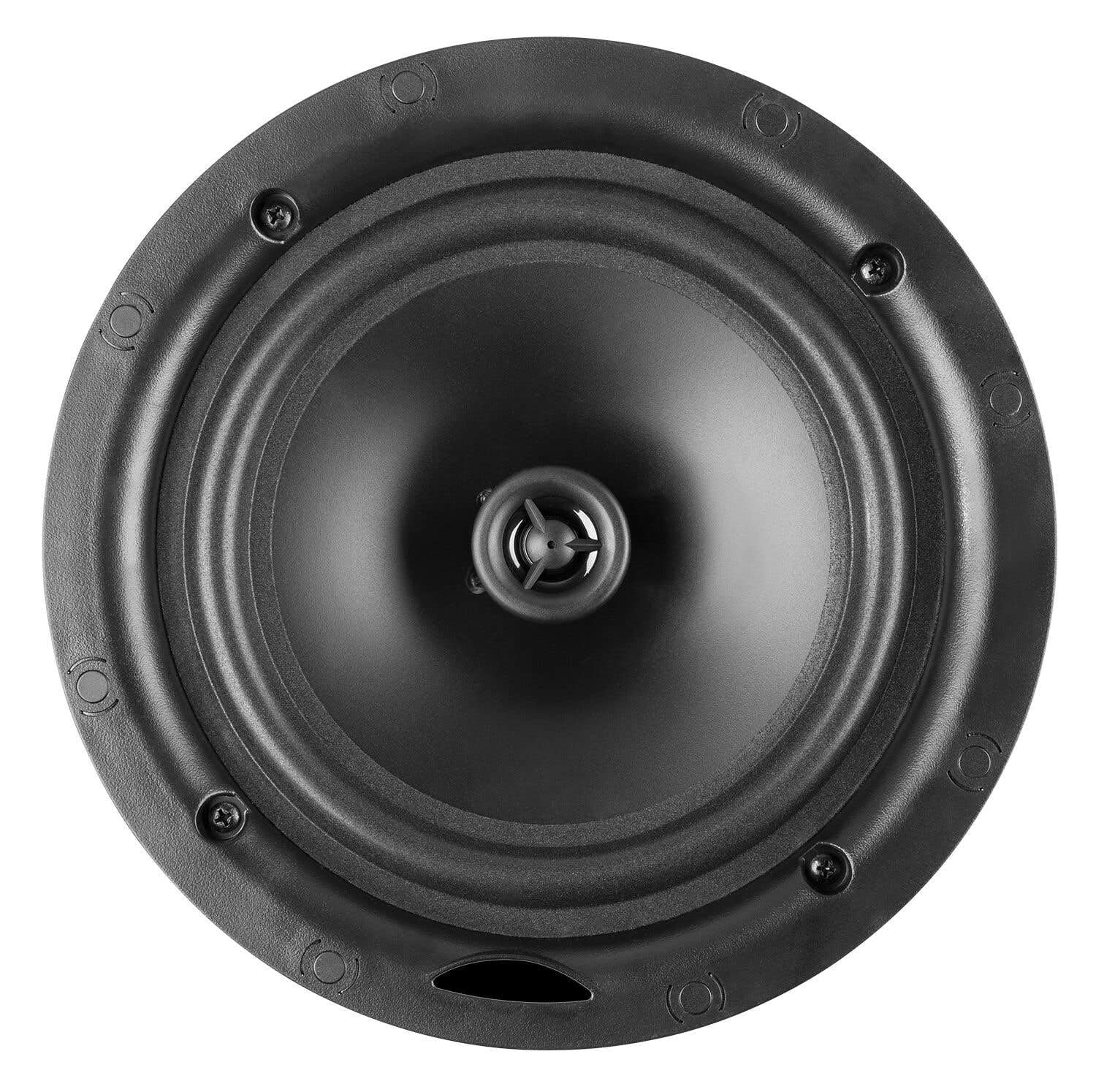 Power Dynamics B100W Bluetooth Deckenlautsprecher 4er Set - 4X Einbaulautsprecher 6,5" Weiß – 100 Watt Verstärker Weiß – Unterputzradio, 55mm Tief - Radio, USB & SD für Wohnzimmer, Büro, Gastro