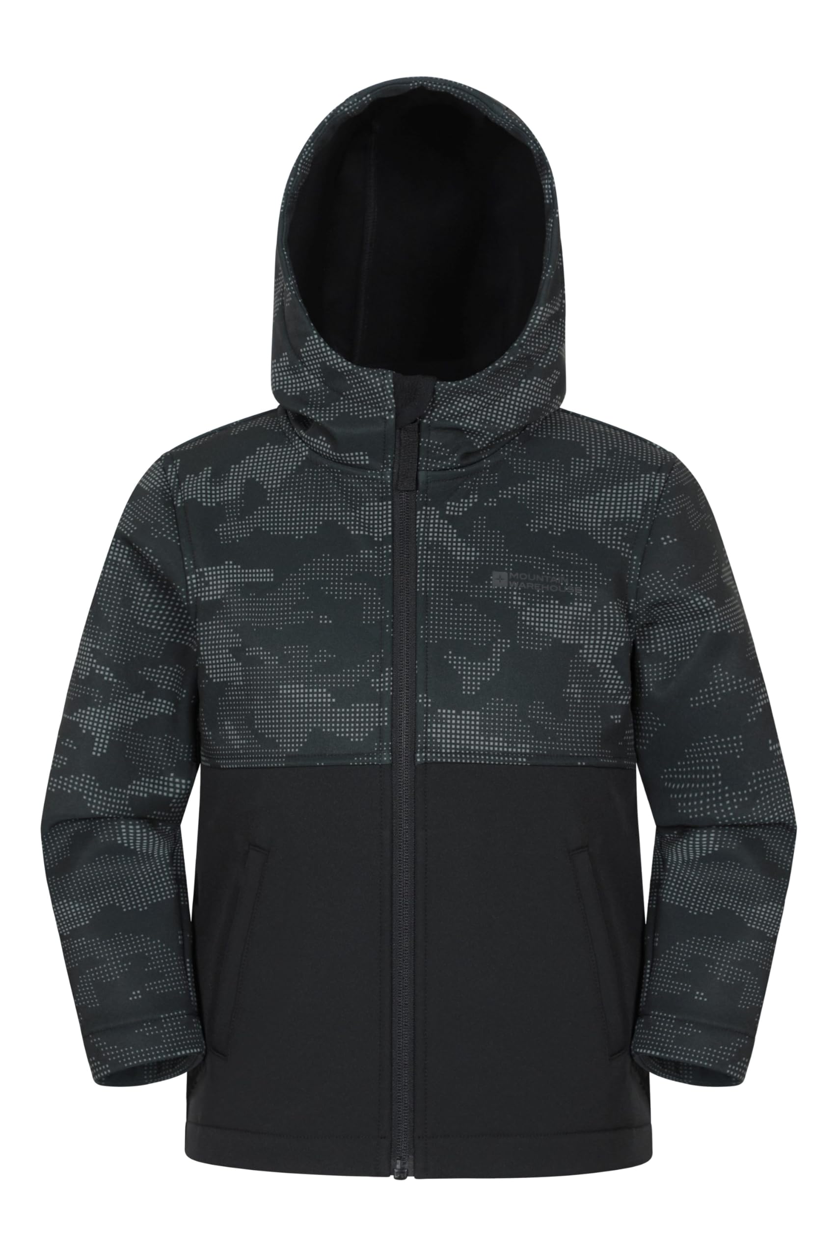 Mountain Warehouse Exodus Kids Softshell Jacket - Breathable, Wind & Water Resistant, Fleece Lined Coat, For Boys & Girls - Best For Sping Summer & Hiking — view 25