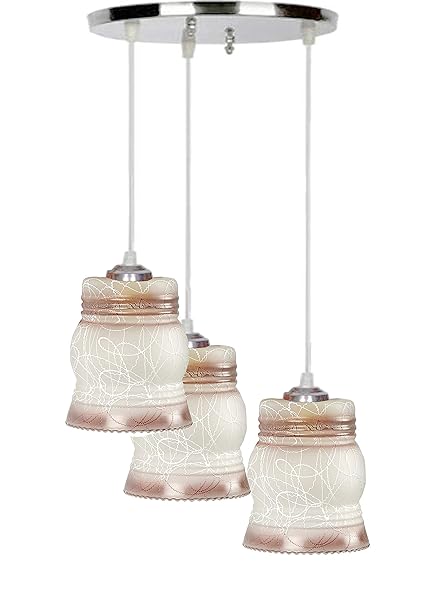 Nogaiya Glass Ceiling Lamp (Multicolor)