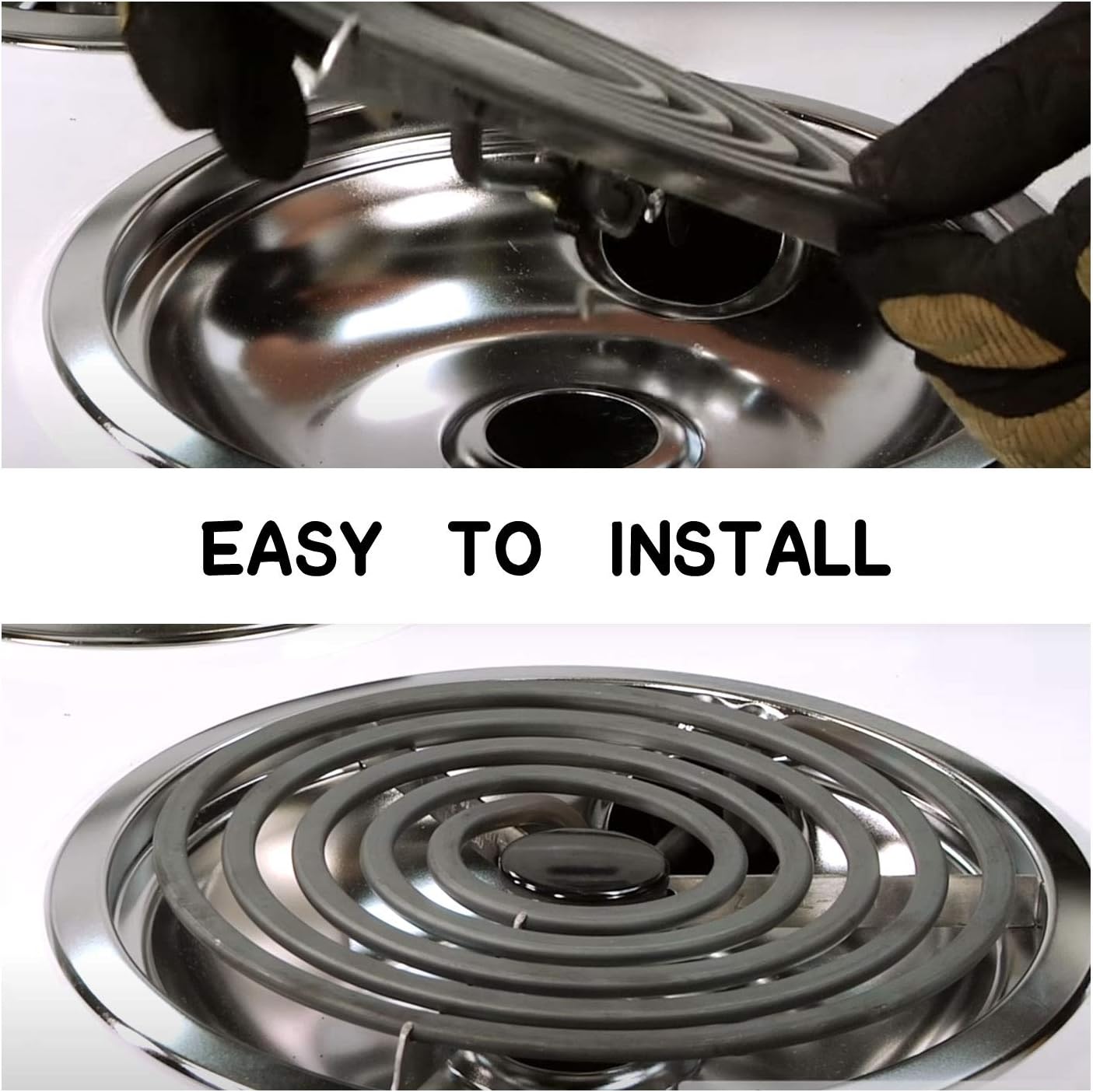 316442301 Electric Range Burner 8'' Coil Surface Element (5-Turns) by APPLIANCEMATES Replacement for Frigidaire Range Coil Surface Element Replaces MP26YA AP4356467 PS2339242