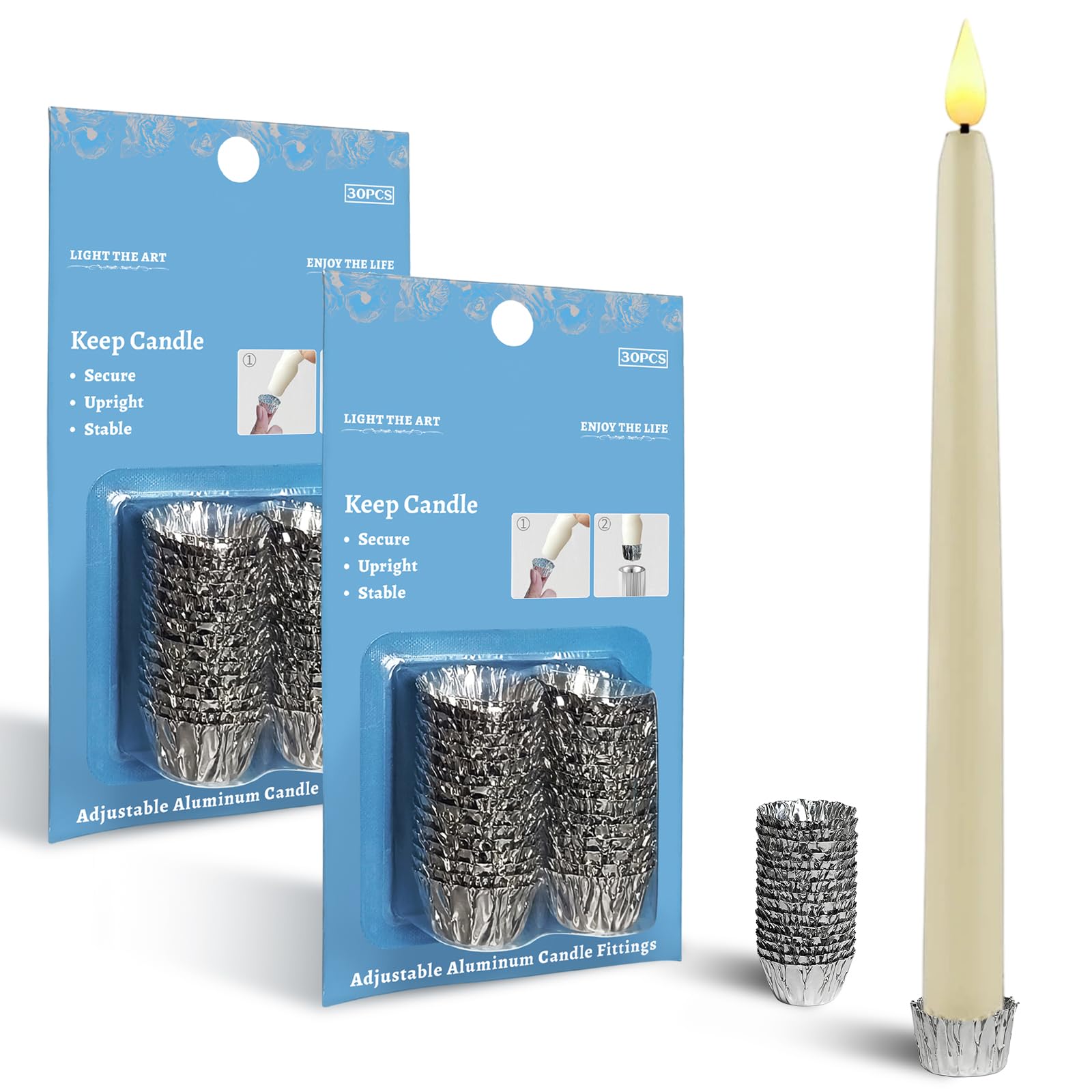 Raccords de protection pour bougies droites étanches lot de 60 embouts durables haute résistance