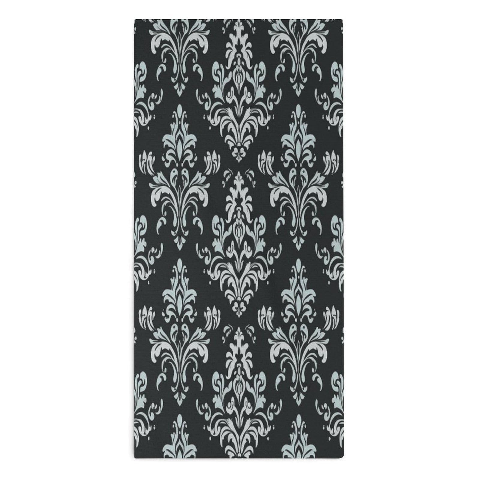 Btcowzrv Style Damask Pattern Bath Towel Beach Towels Shower Towel