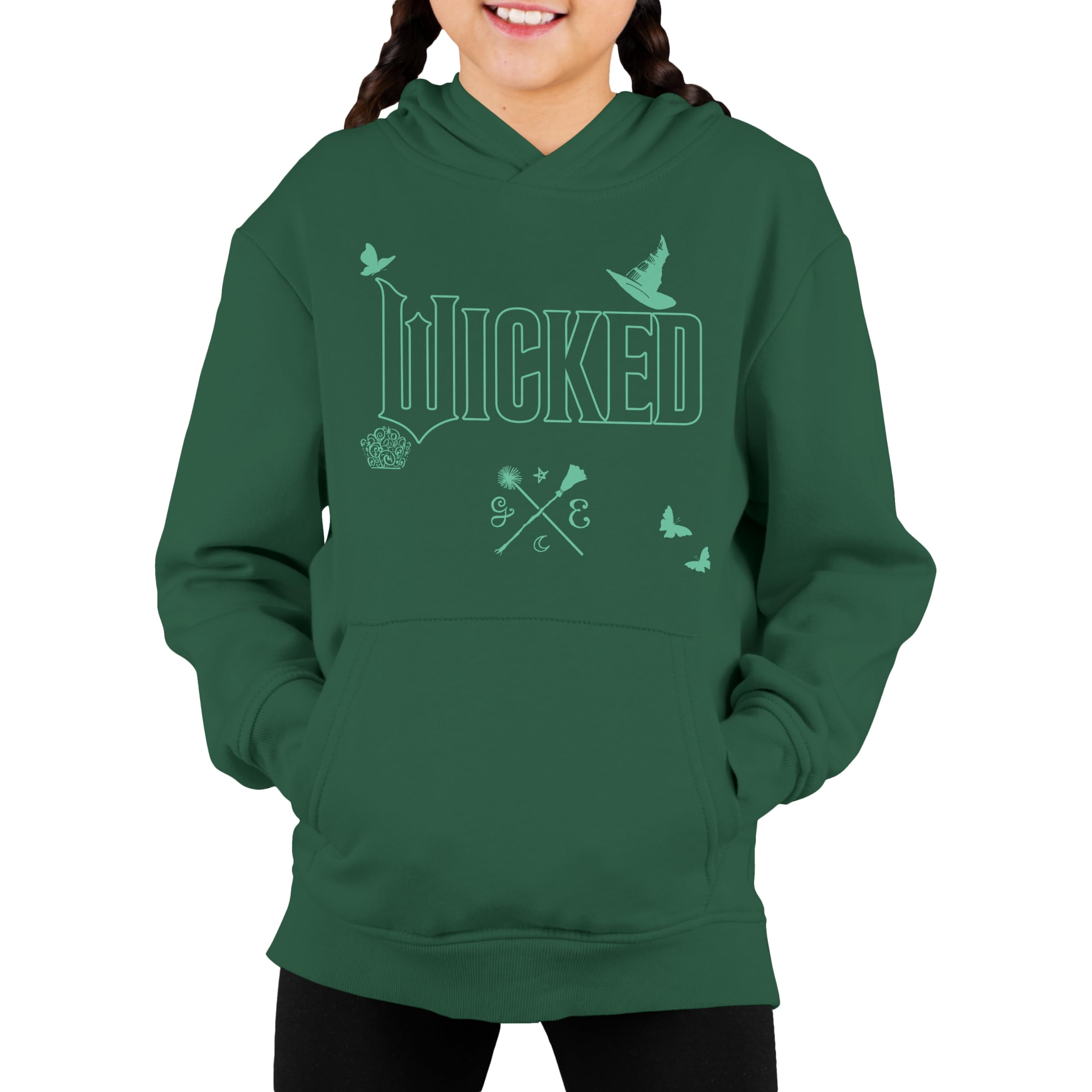 Isaac Morris Limited Wicked Brooms and Wands Adult and Kids Hooded Sweatshirt