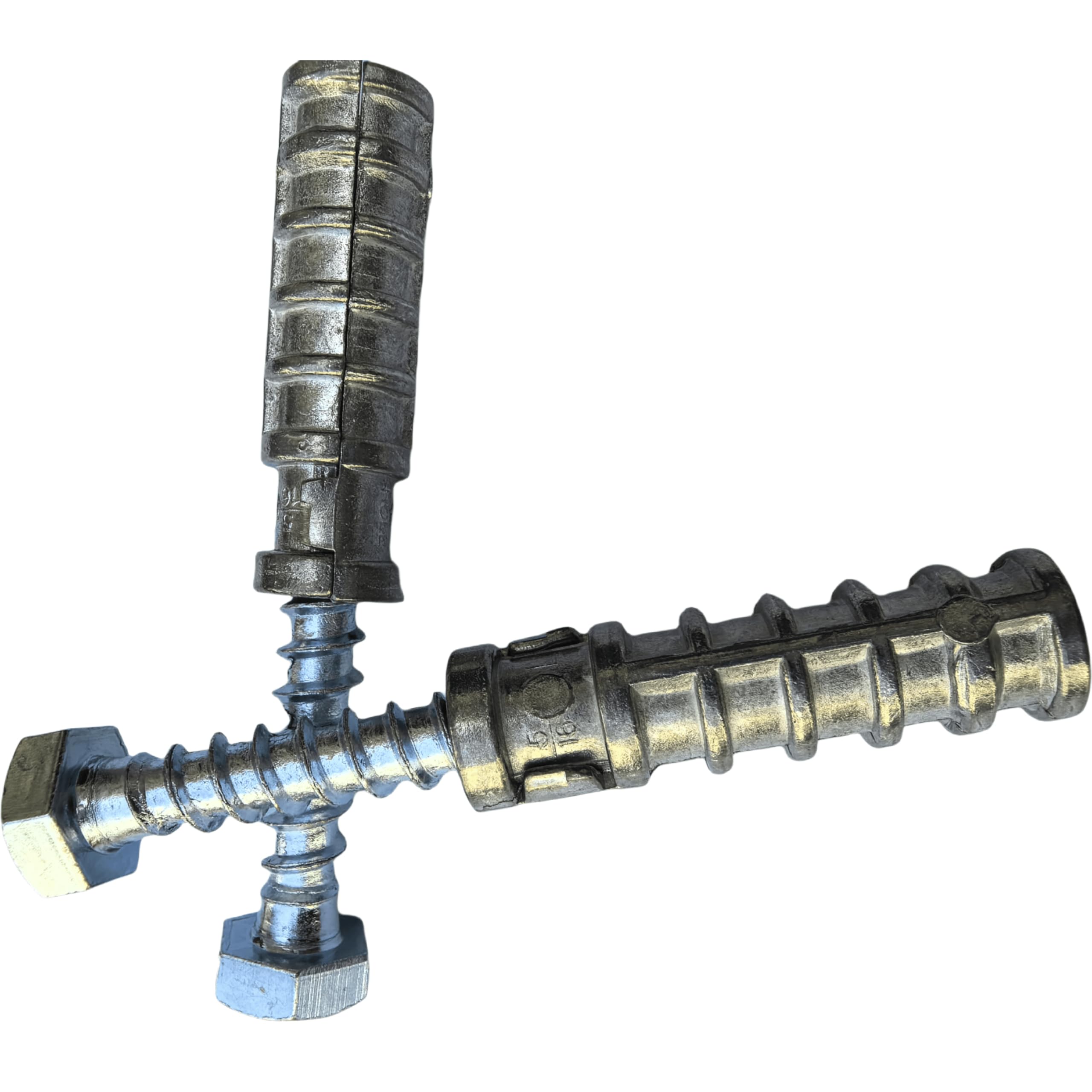 SANTIE 1/4 in. x 1-1/2 in. Zinc-Alloy Long Lag Shield Anchor with Lag Bolts (20-Piece)