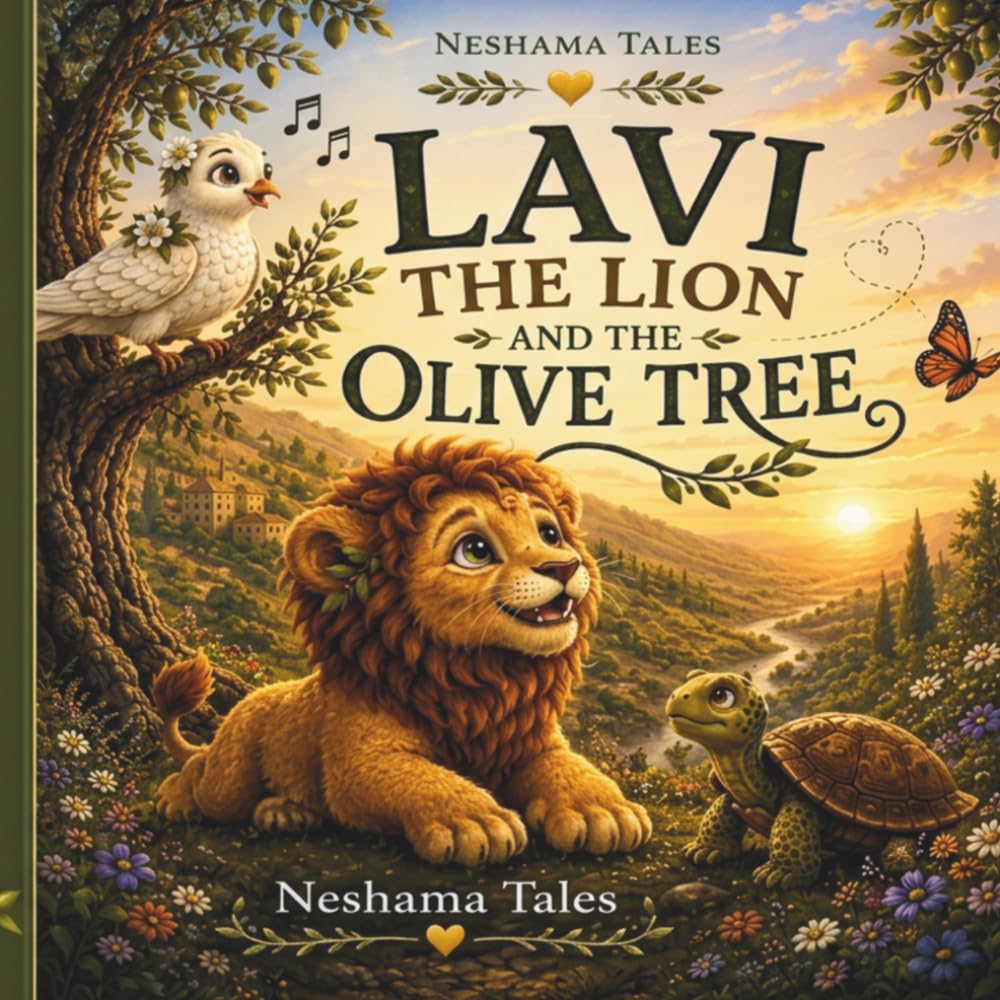 Lavi the Lion and the Olive Tree: A Story About Patience, Faith, and Growing Strong (Neshama Tales)