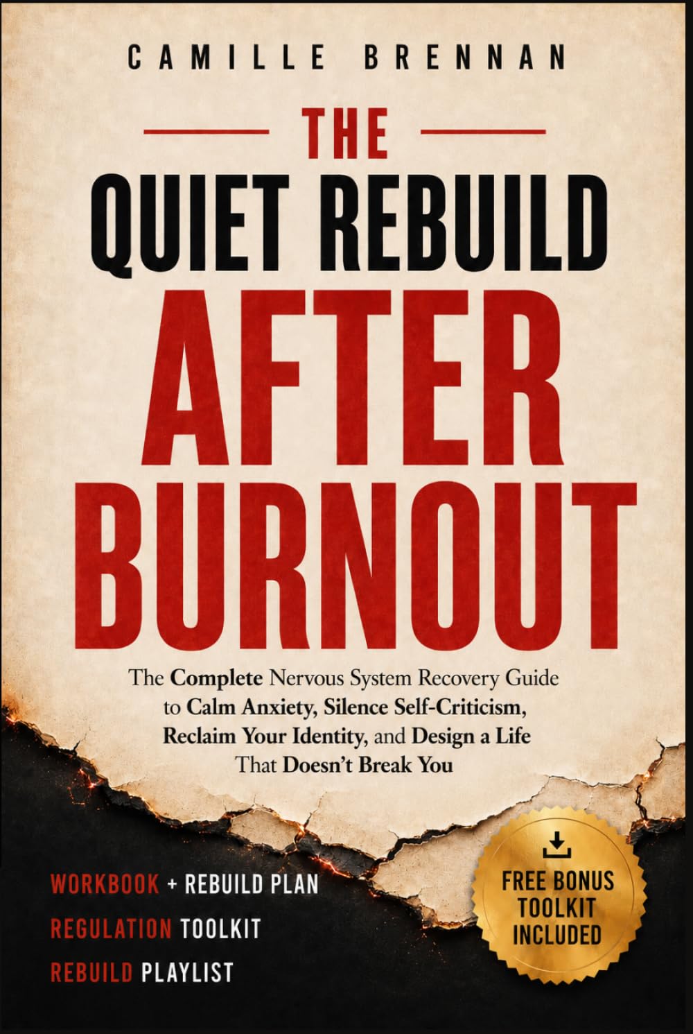 The Quiet Rebuild After Burnout: THE COMPLETE NERVOUS SYSTEM RECOVERY GUIDE FOR WOMEN TO CALM ANXIETY, SILENCE SELF CRITICISM, RECLAIM YOUR IDENTITY AND DESIGN A LIFE THAT DOESN’T BREAK YOU