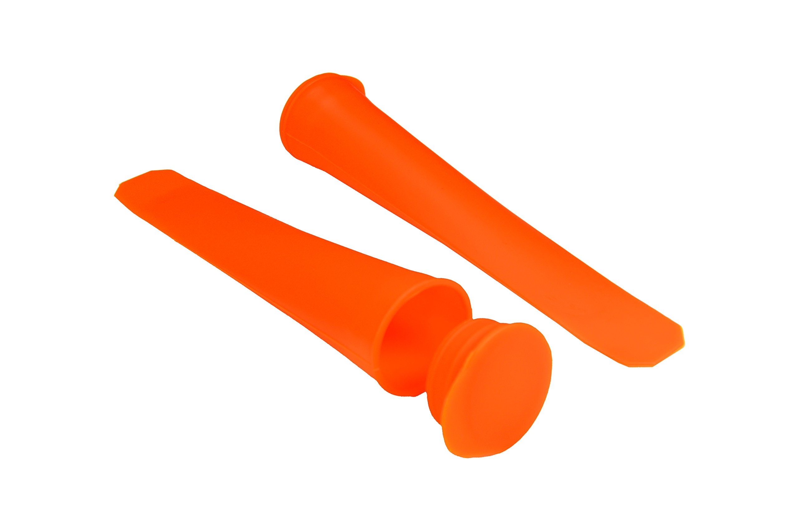 Jocca 1981 - Set de 2 moldes de Silicona para Polos, Color Naranja