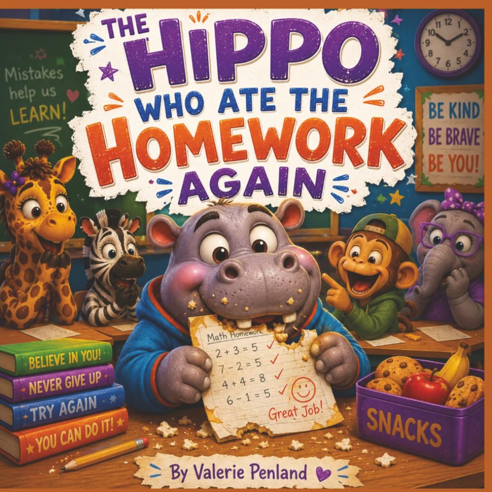 The Hippo Who Ate the Homework Again