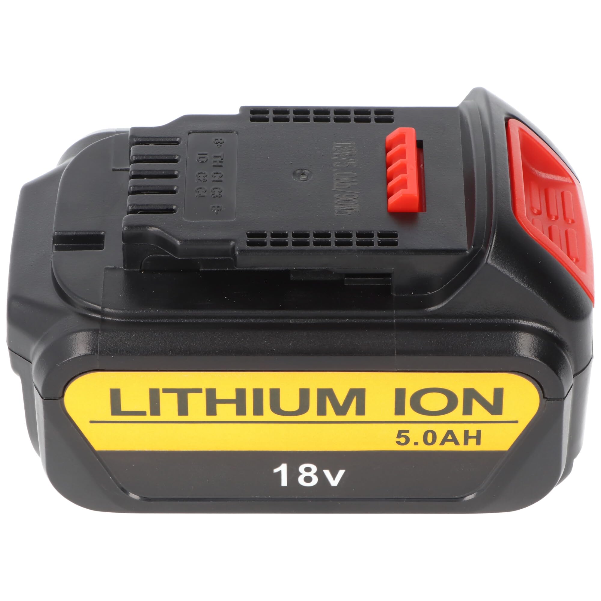 AccuCell - Batería para Dewalt DCB180, DCB181, DCB182, DCB183, DCB185, DCB200, DCB201, DCB203, DCB204 (ion de litio, 5 Ah)