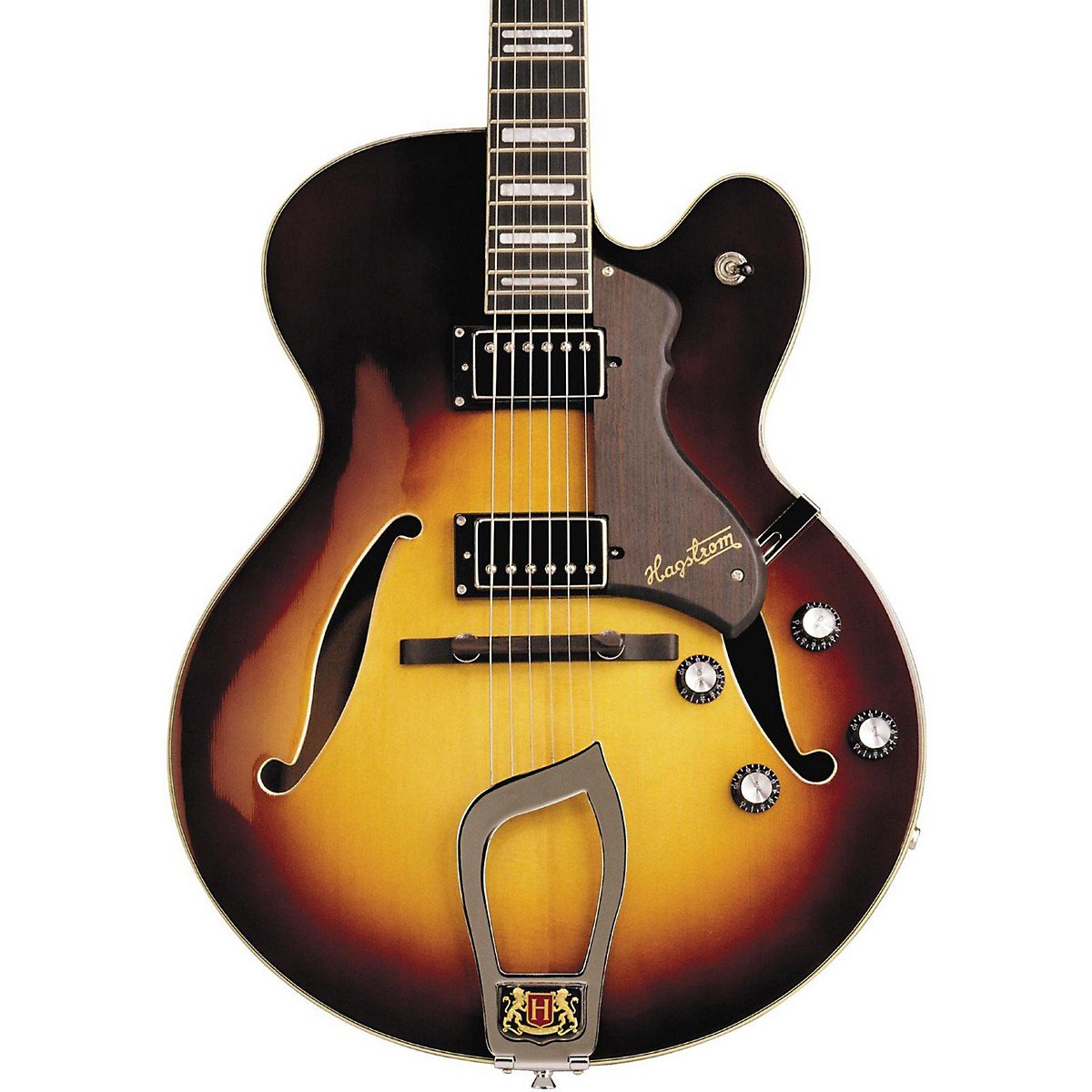 Amazon.com: Hagstrom HJ600 Electric Jazz Guitar (Vintage Sunburst
