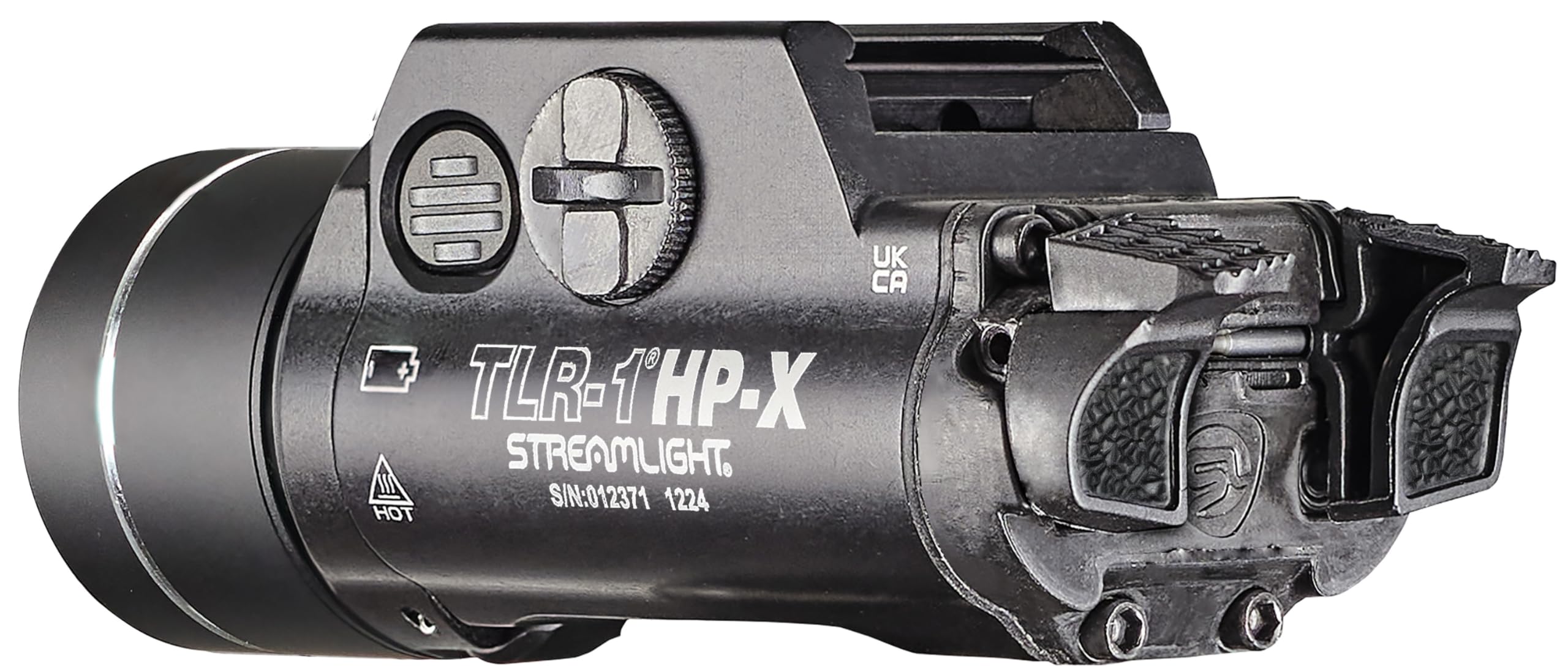 Streamlight 69167 TLR-1 HP-X 1000 lumen High Candela montato su rotaia, include chiavi di localizzazione e batterie al litio, nero