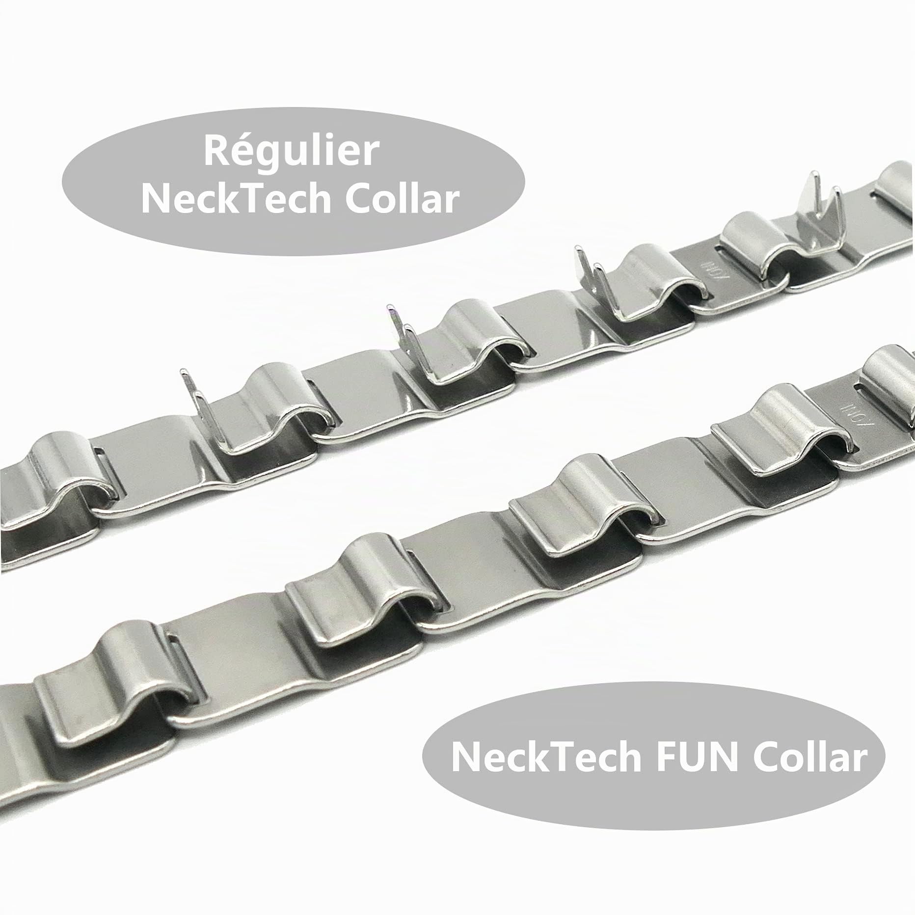 HS Sprenger - formation cou collier 60 cm en acier inoxydable Tech