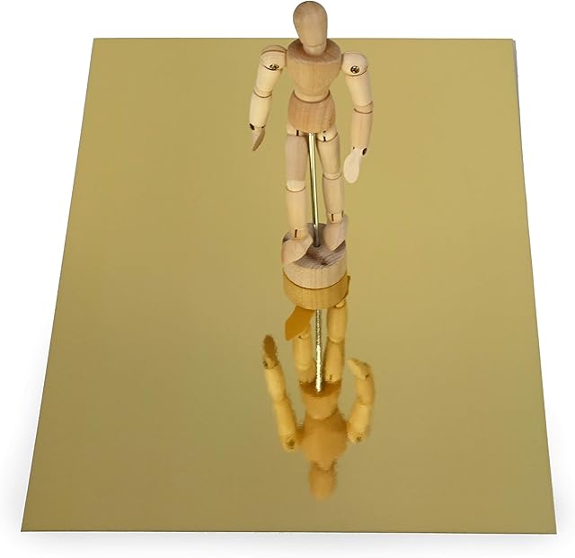 Papertent Super Smooth Mirror Card, Gold A4, 10 Sheets
