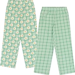 Green Flowers / Green Plaid