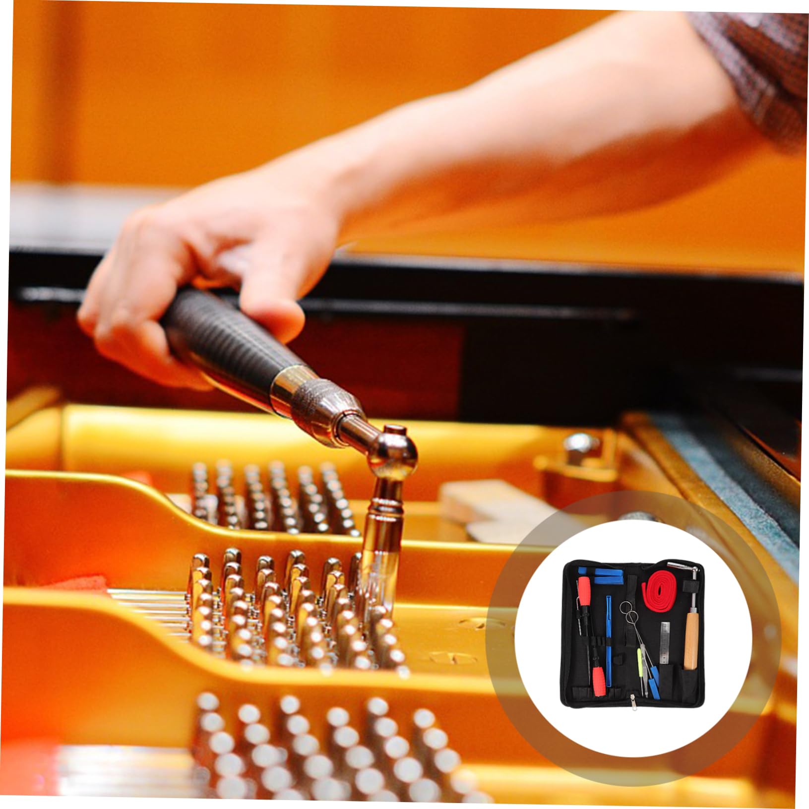 TOYANDONA 1juego De Afinación De Piano Sordinas Prácticas y Accesorios De Reparación Para De Instrumentos
