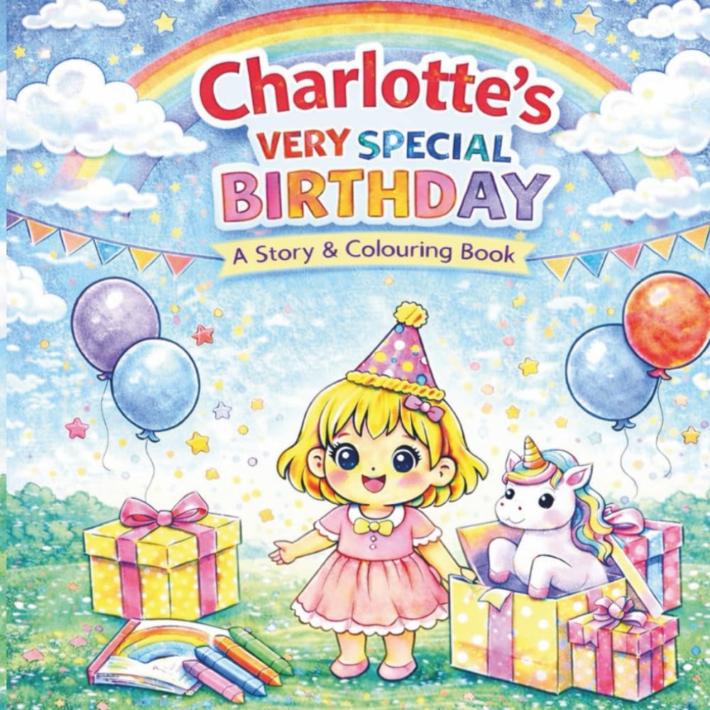 Charlotte's Very Special Birthday: A Story & Colouring Book