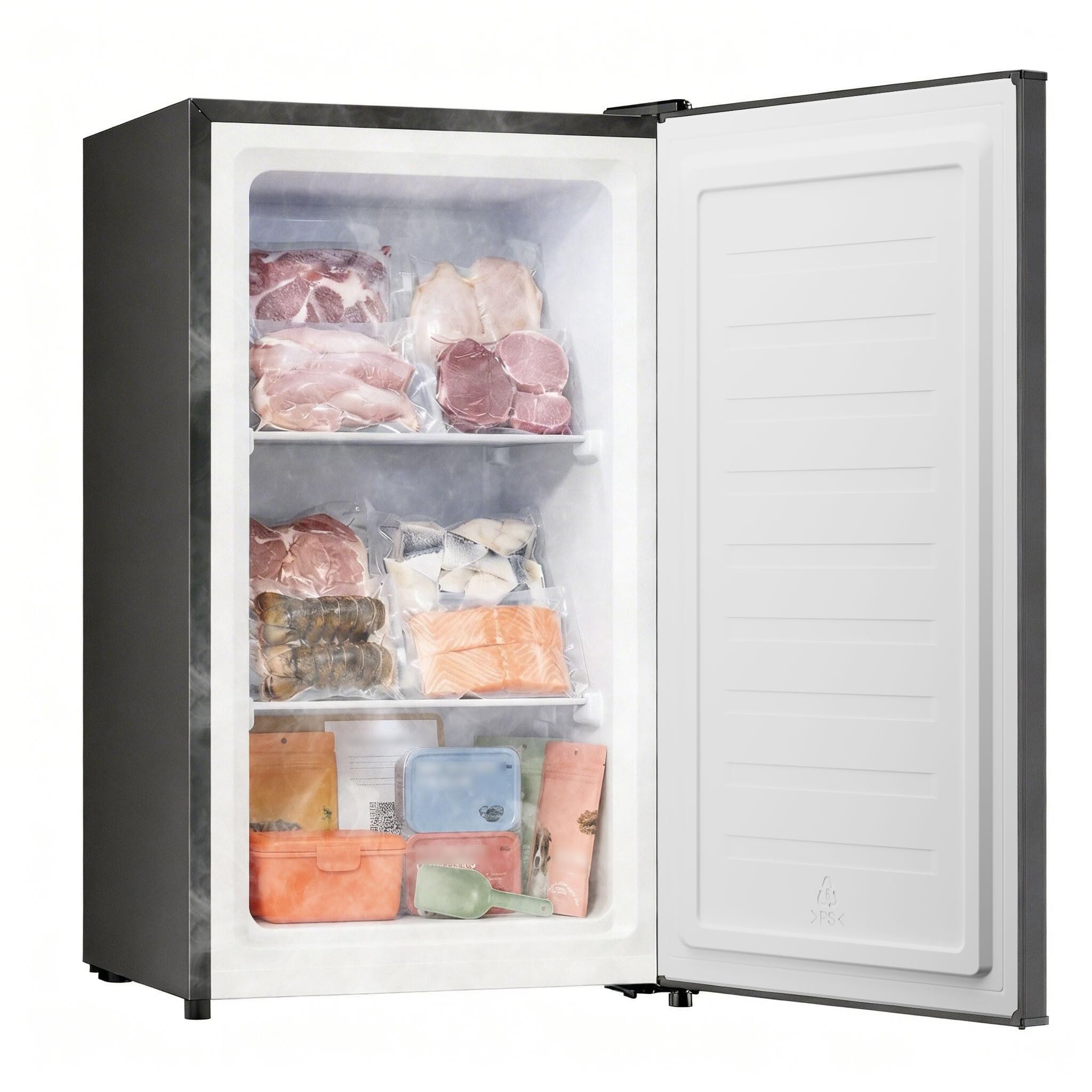 BANGSON 2.1 Cu.ft Upright Mini Freezer
