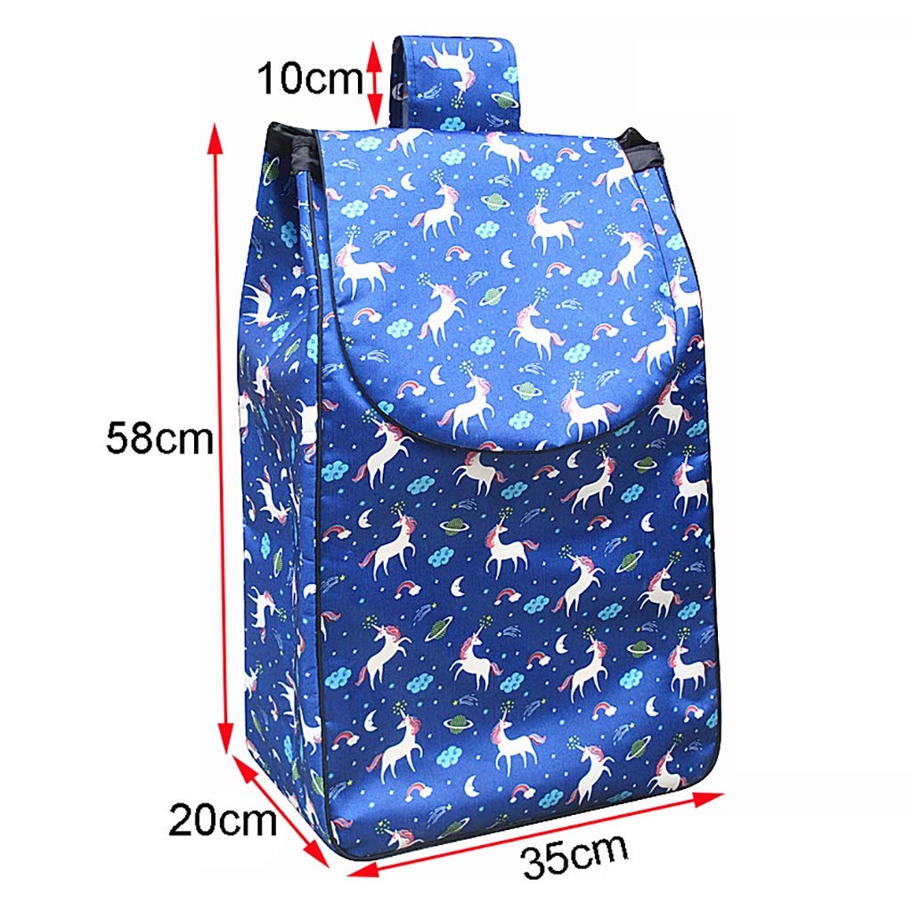 Shopping Trolley Shopping Trolley Replacement Bag,Shopping Cart Bag,Spare for Trolley Bag,Fitting for Shopping Trolley-40L