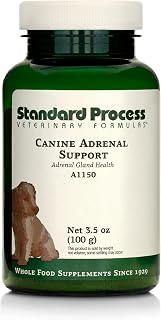 Standard Process Canine Adrenal Support - Nutritional Canine Supplement for Liver & Kidney Support - Powder Formula to Aid Dog's Adrenal Glands & Health - 100 g