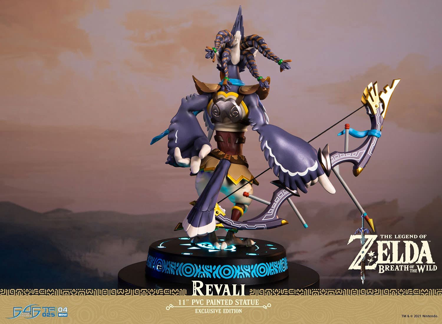 First 4 Figures F4F The Legend of Zelda: Breath of The Wild – Revali Collector's PVC Statue (27cm) (BOTWRC), Multicoleur