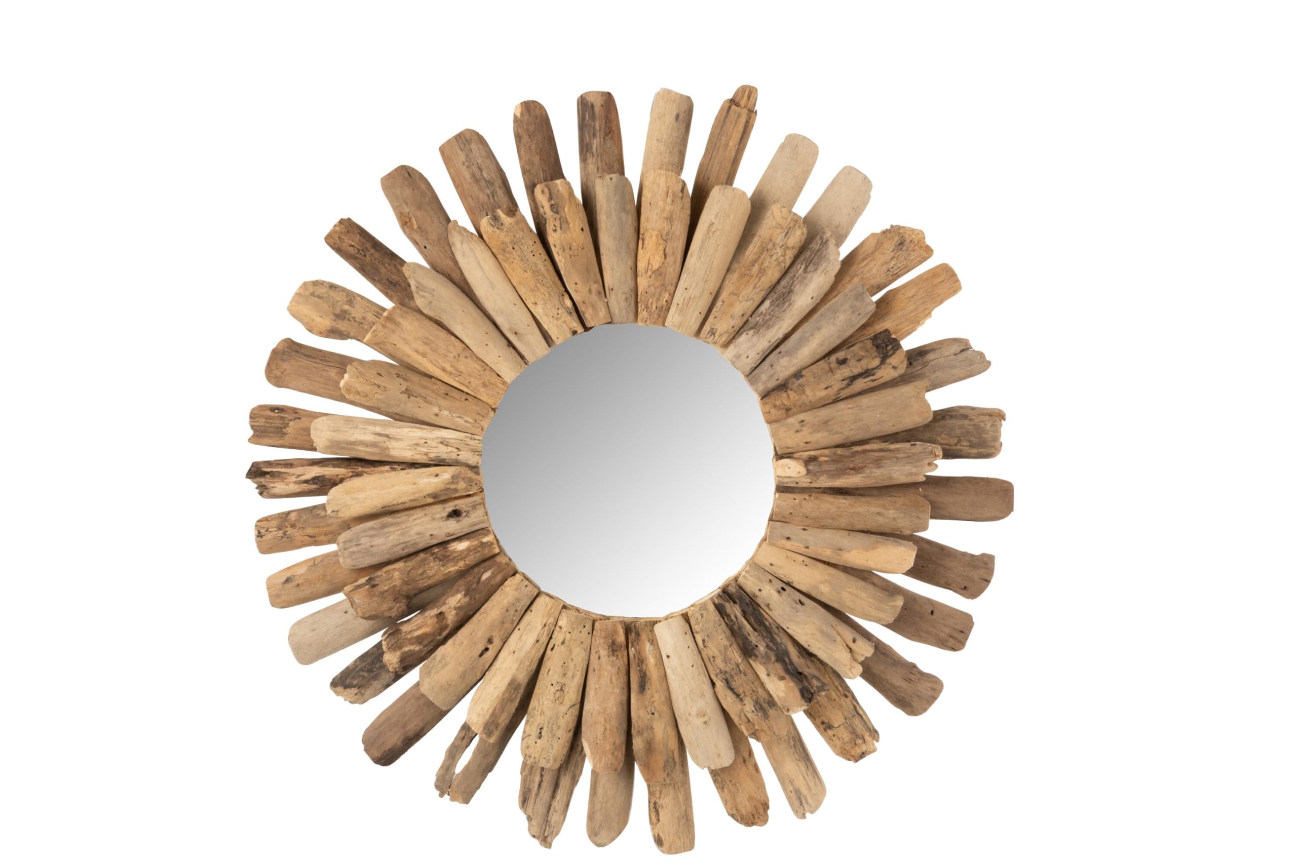 Cosy Home Design Round Mirror Driftwood Natural Large