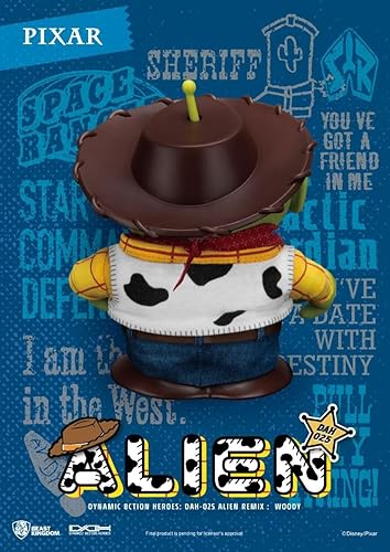Miniatura 7 de Beast Kingdom Toy Story Alien Remix Woody DAH-025 Dynamic 8ction Heroes figura de acción, multicolor