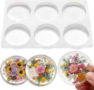 16 Dried Flower Crafts You Can Make For A Sustainable Home Decor Upgrade (Try #8!) 162 Extra Deep Silicone Resin Molds, 6 Cavity Round Coaster Tray Moulds | Re...