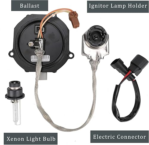 Miniatura 7 de Xenon HID unidad de control de balasto de faros delanteros con encendedor y bombilla D2S - Compatible con Nissan Altima, 350Z, Maxima, Murano,