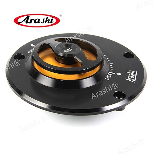 Miniatura 2 de Arashi Cubierta CNC para tanque de combustible sin llave para Kawasaki Ninja ZX10R / ZX1400 / ZX14R / ZZR1400 / ZX6R ZX636 / ZX6RR / ZX9R / ZZR1200