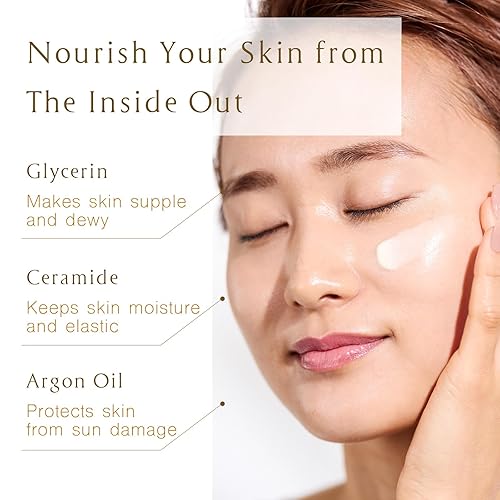 Miniatura 4 de BI-SU Crema facial | Hidratante con extracto natural de nidos Swiftlet, glicerina, ácido hialurónico, colágeno, cuidado de la piel japonés