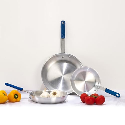 Miniatura 8 de Winware - Sartén de aluminio de 7 pulgadas con funda de silicona