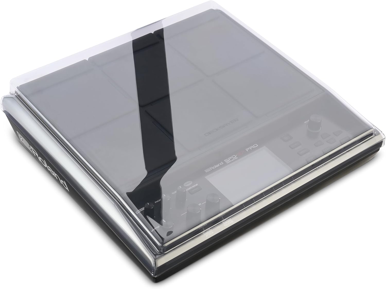 Decksaver Super Strong Polycarbonate Custom Fit Cover Compatible with Roland SPD-SX Pro, Dust Cover for Travel and Everyday Protection